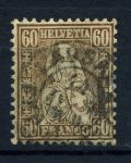 Швейцария 1862-1864 гг. • SC# 48 • 60 r. • сидящая "Швейцария" • стандарт • Used VF ( кат. - $180 )