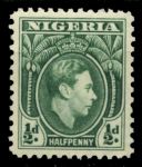 Нигерия 1938-1951 гг. • Gb# 49 • ½ d. • Георг VI • стандарт • MNH OG VF
