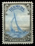 Бермуды 1938-1952 гг. • Gb# 112 • 2 d. • Георг VI • основной выпуск • спортивная яхта в море • MH OG XF ( кат.- £50- )