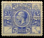 Бермуды 1921 г. • Gb# 69 • 2½ d. • 300-летие губернаторства на островах • Георг V • MH OG VF ( кат. - £15 )