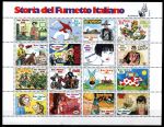 Сан-Марино 1997 г. • SC# 1406 • 800 L.(12) • Персонажи итальянских комиксов • блок • MNH OG VF ( кат. - $15 )