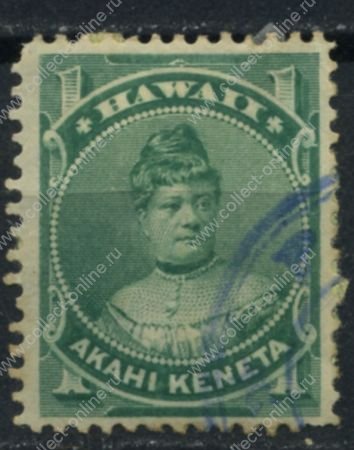 Гаваи 1883-1886 гг. • SC# 42 • 1 c. • принцесса Лайклике • Used XF