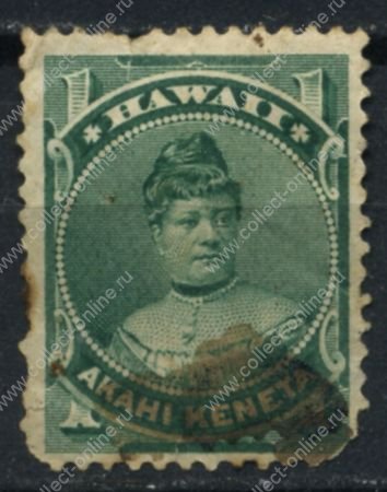 Гаваи 1883-1886 гг. • SC# 42 • 1 c. • принцесса Лайклике • Used F