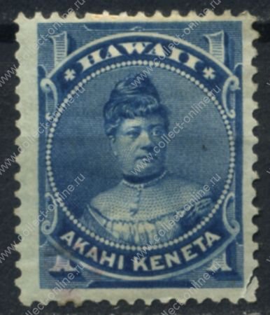 Гаваи 1882 г. • SC# 37 • 1 c. • принцесса Лайклике • MH OG F- ( кат.- $11 )