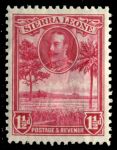 Сьерра-Леоне 1932 г. • Gb# 157 • 1½ d. • Георг V • основной выпуск • рисовая плантация • MNH OG VF