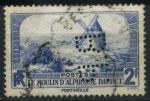 Франция 1936 г. • SC# 307 • 2 fr. • Ветряная мельница Доде • Used F(перфин)