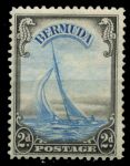 Бермуды 1938-1952 гг. • Gb# 112 • 2 d. • Георг VI • основной выпуск • спортивная яхта в море • MH OG XF ( кат.- £50- )