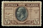 Каймановы о-ва 1935 г. • Gb# 96 • ¼ d. • Георг V основной выпуск • карта островов • MNH OG VF