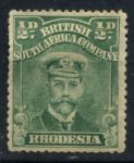 Родезия 1913-1922 гг. • Gb# 202 • ½ d. • выпуск "Адмирал" • перф. - 15 • стандарт • MH OG VF ( кат. - £10 )