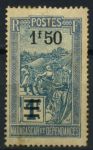 Мадагаскар 1922 - 1927 гг. • Iv# 152 • 1.50 на 1 fr. • осн. выпуск • надпечатка нов. номинала • MH OG* F-VF