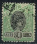 Бразилия 1905 г. • SC# 171 • 300 R. • в.з. - текст • стандарт • Used VF ( кат. - $2,50 )