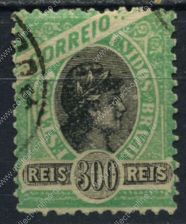 Бразилия 1894-97 гг. • SC# 119 • 300 R. • без в.з. • стандарт • Used VF