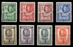 Сомалиленд 1938 г. • Gb# 93-100 • ½ - 12 a. • Георг VI основной выпуск • домашние животные • MLH OG XF ( кат. - £70 )