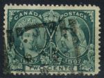 Канада 1897 г. • SC# 52 • 2 c. • Королева Виктория • 60-летний юбилей правления • Used F+ ( кат.- $15 )