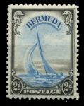 Бермуды 1938-1952 гг. • Gb# 112 • 2 d. • Георг VI основной выпуск • спортивная яхта в море • MNH OG XF ( кат.- £50 )