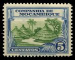 Мозамбика Компания 1937 г. • SC# 176 • 5 c. • основной выпуск • африканские хижины • MNH OG XF