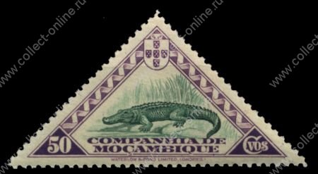 Мозамбика Компания 1937 г. SC# 183 • 50 c. • основной выпуск • крокодил • MNH OG XF