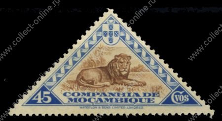 Мозамбика Компания 1937 г. SC# 182 • 45 c. • основной выпуск • лев • MNH OG XF