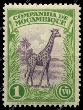 Мозамбика Компания 1937 г. SC# 175 • 1 c. • основной выпуск • жираф • MNH OG XF