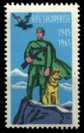 Албания 1965 г. • Mi# 932 • 2.50 L. • 20-летие погранвойск • пограничник с собакой • MNH OG VF ( кат.- €1.50 )