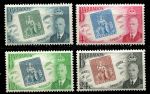 Барбадос 1952 г. • Gb# 285-8 • 3 - 24 c. • 100-летие первой почтовой марки Барбадоса • полн. серия • MH OG VF