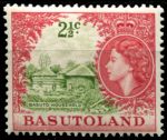 Басутоленд 1961-1963 гг. • Gb# 72 • 2½ c. • Елизавета II • основной выпуск • поселение басуто • MH OG VF