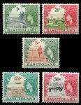 Басутоленд 1964 г. • Gb# 84-92 • 1 - 50 c. • Елизавета II • доп. основной выпуск • полн. серия • MH OG VF ( кат. - £30- )
