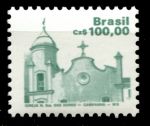 Бразилия 1986-1988 гг. • Sc# 2071 • 100 cr. • архитектура • церковь • стандарт • MNH OG XF ( кат. - $4 )