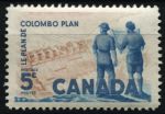 Канада 1961 г. • SC# 394 • 5c. • 10-летие принятия плана Коломбо • MNH OG VF