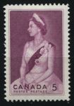 Канада 1964 г. • SC# 433 • 5 c. • Визит королевы Елизаветы II • MNH OG XF