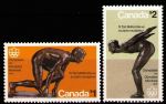 Канада 1975 г. • SC# 656-7 • $1 и $2 • Летние Олимпийские Игры, Монреаль • полн. серия • MNH OG XF ( кат. - $6.75 )