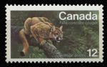 Канада 1977 г. • SC# 732 • 12 c. • Защита дикой природы • рысь • MNH OG XF