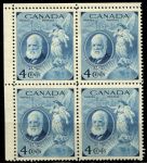 Канада 1947 г. • Sc# 274 • 4 c. • Александр Грейам Белл (100 лет со дня рождения) • кв. блок • MNH OG VF