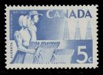 Канада 1955 г. • SC# 355 • 5 c. • 50-летие образования провинций Альберта и Саскечеван • MH OG VF