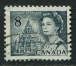 Канада 1971-1972 гг. • SC# 544 • 8 c. • Елизавета II • Парламентская библиотека • стандарт • Used F-VF