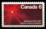 Канада 1971 г. • SC# 534 • 6 c. • Эрнест Резерфорд (100 лет со дня рождения) • MNH OG XF
