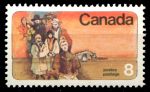 Канада 1974 г. • SC# 643 • 8 c. • 100-летие прибытия переселенцев-меннонитов в Манитобу • MNH OG XF