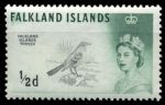 Фолклендские о-ва 1960-1966 гг. • Gb# 193 • ½ d. • Елизавета II основной выпуск • Птицы • MH OG XF ( кат.- £5.00 )