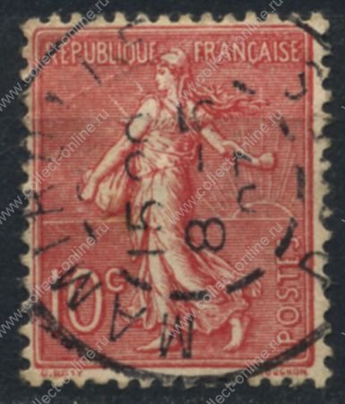 Франция 1903-1938 гг. • SC# 138 • 10 c. • Сеятельница • стандарт • Used F-VF