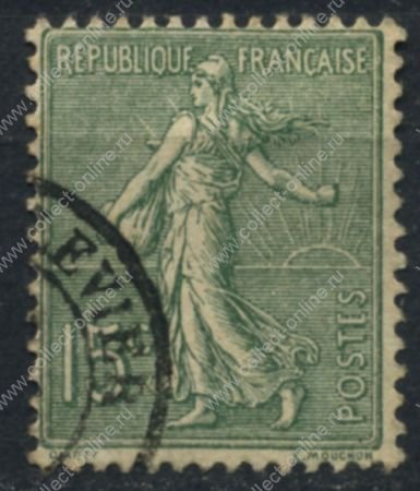 Франция 1903-1938 гг. • SC# 139 • 15 c. • Сеятельница • стандарт • Used F-VF