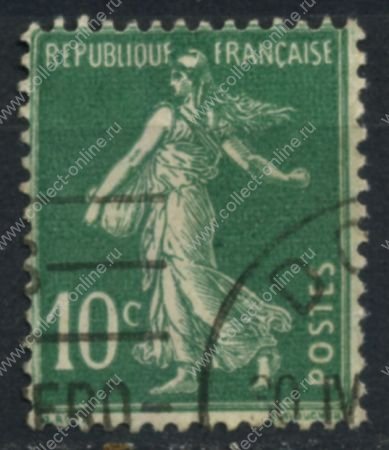 Франция 1906-1937 гг. • SC# 163 • 10 c. • Сеятельница • стандарт • Used F-VF