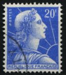 Франция 1955-1959 гг. • SC# 755 • 20 fr. • Марианна • стандарт • Used VF