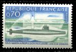 Франция 1969 г. • Mi# 1686 • 0.70 fr. • ПЛАРБ типа «Редутабль» • MNH OG VF