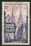 Франция 1954 г. • Mi# 1007 • 12 fr. • Виды и достопримечательности Франции • Кемперский собор • Used VF