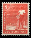 Германия 1947 г. • Mi# 945 • 8 pf. • сеятель • стандарт • MNH OG XF