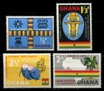 Гана 1959 г. • Gb# 207-10 • ½ d. - 2 sh. • 2-я годовщина независимости • полн. серия • MNH OG XF