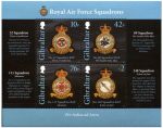 Гибралтар 2012 г. • SC# 1333 • £3.28 • Гербы британских ВВС (1-й выпуск) • блок • MNH OG XF ( кат.- $ 11 )