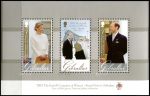 Гибралтар 2012 г. • SC# 1352 • £3 • Королевский визит • граф и графиня Уэссекские • блок • MNH OG XF ( кат.- $ 10 )