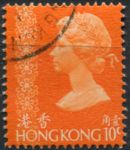 Гонконг 1973-1981 гг. • Sc# 275 • 10 c. • Елизавета II • стандарт • Used VF