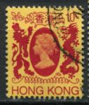 Гонконг 1982-1987 гг. • Sc# 388 • 10 c. • Елизавета II • стандарт • Used VF